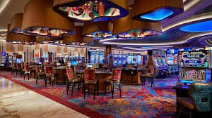 Live Caribbean Stud Poker table with multi-camera feed Caribbean Stud Poker live dealer table at rejekihoki slot
